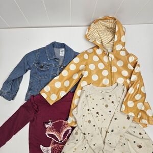 Toddler Girls 24 Months Fall Bundle With Carter's And Rylee & Cru